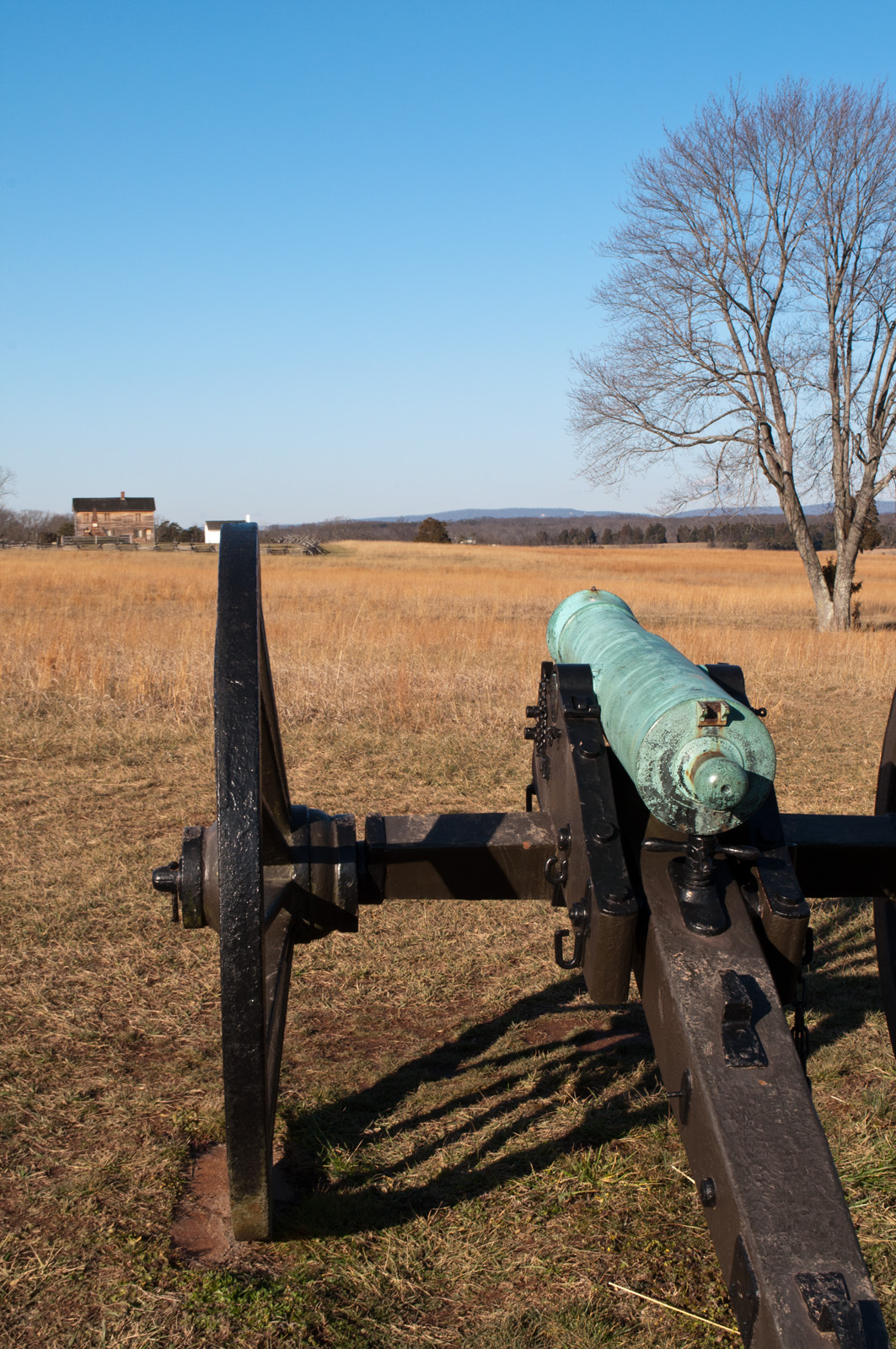 A Cannon in Manassas Battlefield.